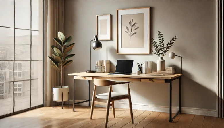 Decoração Minimalista para Home Office.